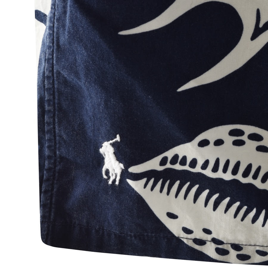 Alternative Image for ProductRalph Lauren Print Short Sleeve Shirt Navy3